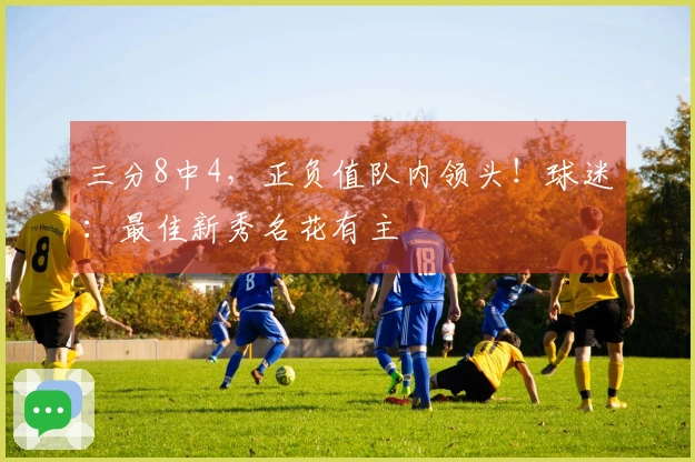 三分8中4，正负值队内领头！球迷：最佳新秀名花有主